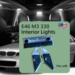 Bmw E46 Dome/map Set W/ Rear Fits 323-330 & M3. Fixed Price $49.21.