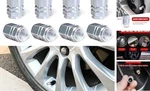 Ziciner Car Tire Valve Stem Caps, Aluminum Alloy Wheel 8 Pcs Silver. Fixed Price $7.99.