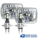 5X7 7X6'' Led Headlights Hi/lo Beam Lamp Ford 150 250 350 Super Duty. Fixed Price $79.99.