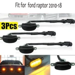 3PCS Smoked 12-SMD Amber Yellow Led Front Grille Running Lights Ford Raptor#. Fixed Price $27.32.