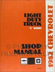 1982 Chevrolet Pickup Truck Shop Manual Chevy Original Repair Service. Fixed Price $36.95.