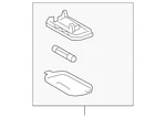 Genuine Toyota Dome Lamp Assembly 81240-12100-B0. Fixed Price $80.00.