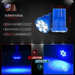 2X Ultra Blue Smd T10 Wedge 168 194 2825 Led Bulb For License Plate Lights. Fixed Price $8.34.