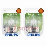 2 Pc Philips Back Up Light Bulbs For Lincoln 66H Series 876H Jn. Fixed Price $11.27.
