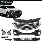 Front Bumper Kit Grills Fog Lamp Cover Fit For 2018 2019 2020 2021 Chevy Equinox. Fixed Price $315.39.