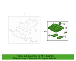 Honda 36600-STXA01ZA Gun Metallic Front Roof Module Assembly For 07-09 Acura Mdx. Fixed Price $429.97.