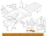 Hyundai Oem 17-18 Elantra Roof-overhead Lamp Lens Left 92822F2000. Fixed Price $6.85.