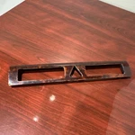 Wood Grain Center Dash Hazard Trim 99-01 Audi A4 S4 B5 8D0 863 321 2PZ. Fixed Price $25.00.