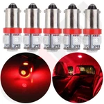 5PCS Red T11 BA9S 5SMD Led H6W T4W Map Reading Light Bulb Lamps For Porsche/audi. Fixed Price $9.49.
