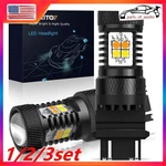 Auxito 3157 Switchback Turn Led Signal Light Park Lamp Amber White Color 1/2SET. Fixed Price $8.54.
