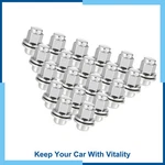 20 Pcs M12 1.5 Wheel Lug Nuts For Jaguar Xf Xjr C2C35294/C2C35294010. Fixed Price $61.74.