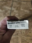 New Wagner 561 Miniature Lamp (10). Fixed Price $15.00.