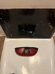 1966 One-year-only Vw Beetle Number Plate Light Complete Hassia K12896 /. Fixed Price $100.00.