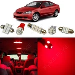 9X Red Led Interior Lights Package Kit For 2002-2006 Acura Rsx +tool AR1R. Fixed Price $13.97.