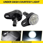 2PCS Clear Led White Under Dash Courtesy Light For 1999-2010 Jeep Tj Wrangler Jk. Fixed Price $16.14.