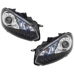 For 10-11 Golf Halogen Headlight W/led Accent Lamp Black Interior Set Pair. Fixed Price $427.95.