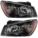 Headlight Set For 2004 2005 2006 Kia Spectra Left And Right With Bulb 2PC. Fixed Price $210.09.