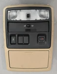 Roof Overhead Console Dome Light 10-13 Toyota 4RUNNER Tan. Fixed Price $150.00.