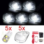 5* White 5730 6SMD Led Cab Roof Marker Running Clearance Light Wiring Kit. Fixed Price $14.78.