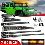 Led Light Bar Driving Off Road 4WD Atv Truck Spot Flood Beam 12 22 30 38 40 50". Fixed Price $60.28.