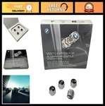 Logo Wheel Tire Valve Stem Cap Set Durable, Stylish, Universal Fit, 4-PACK. Fixed Price $42.99.