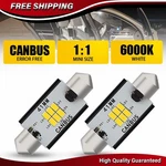 Auxito 2X 41MM 42MM 211-2 212-2 White Led Car Interior Light Bulbs Canbus Ready. Fixed Price $10.06.
