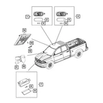 68102488AA Mopar Interior Door Light Lens Passenger Right Side For Ram Truck. Fixed Price $27.40.