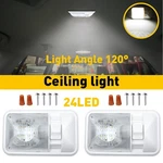 12V Led Interior Light Ceiling Boat Camper Trailer Dome Single W/switch 4500K. Fixed Price $16.33.