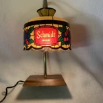 Vintage Schmidt Beer Lighted Faux Stained Glass Cash Register Lamp. Fixed Price $98.99.