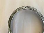 Pair Of 1930'S 1940'S Oval Headlight Bezels, Ornate, Good Used Condition. Fixed Price $95.00.