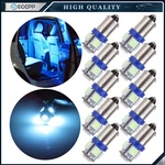 10PCS Ice Blue 5-SMD Led Dome Map Reading Light Bulbs Lamp BA9S H6W 3886X. Fixed Price $8.99.