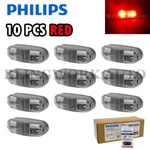 (red) 10X Philips 12-24V Masterlife Led Bubble Side Marker Lamp Truck Trailer. Fixed Price $21.55.