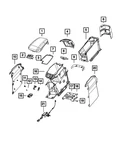 Genuine Mopar Armrest Lamp 68452794AA. Fixed Price $30.86.