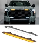 Led Grill Turn Signal Lights For Toyota Tundra 2022-2025 Drl Head Bars. Fixed Price $89.00.