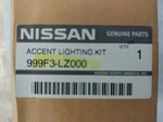 999F3LZ000 Sentra Accent Lighting Kit. Fixed Price $180.00.