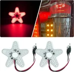 Peterbilt Air Breather Lights A10 Ultra-thin Hex Style Dual Function Red. Fixed Price $96.99.