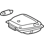 New Genuine Mercedes-benz Interior Lamp 46382004017D43 / 463-820-04-01-7D43 Oem. Fixed Price $628.57.