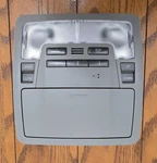 14-19 Toyota Highlander Front Telematics Dual Panel Roof Console Grey Garage Op. Fixed Price $88.00.