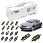 8PCS Deluxe White Led Interior Dome Light Kit For Chrysler Crossfire 2004-2008. Fixed Price $20.50.