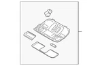 Genuine Subaru 2005 Legacy Outback Map Lamp 84621AG11A. Fixed Price $192.77.