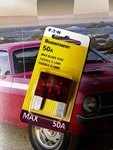 Bussmann Fuse BPMAX50RP Maxi Blade Red, Amp. Fixed Price $5.96.