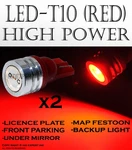 2 Pairs T10 Led High Power Red Dash Directional Signal Indicator Light Bulb K566. Fixed Price $9.99.