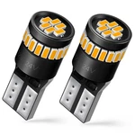 Auxito Led License Plate Tag Lights Bulbs 168 175 2825 T10 Pair Amber 3000K. Fixed Price $9.49.