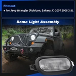 Front Dome Light Assembly For Jeep Wrangler 2007 2008 3.8L Interior Roof Lamp. Fixed Price $28.29.
