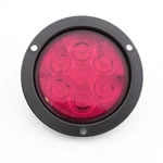 Peterson 824R7 Red Round Led 7-DIODE Stop Turn Tail Light Flange Mount. Fixed Price $11.99.