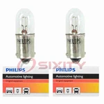 2 Pc Philips License Plate Light Bulbs For Lincoln Continental Mark Iii 1971 Lk. Fixed Price $10.18.