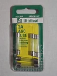 Littelfuse AGC3BP Glass Cartridge 3A Pack Of 5 New. Fixed Price $7.99.