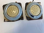 Pair Courtesy Lights, Large Deluxe, Custom Pickup Streetrod Cadillac Ford Hotrod. Fixed Price $75.00.