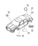Genuine Mopar Trunk Lamp 4760148. Fixed Price $7.31.