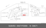 Genuine Oe Lamp Assembly Lugg Rm 84671FG000 For Subaru 84671-FG000. Fixed Price $18.24.